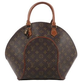Louis Vuitton Ellipse MM Monogram Canvas Handbag in Brown M51126 Brown