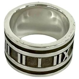 Tiffany & Co Bague Tiffany Atlas en Argent Sterling Argenté