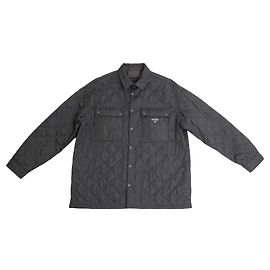 Giacca puffer Prada Re-Nylon nera Nero