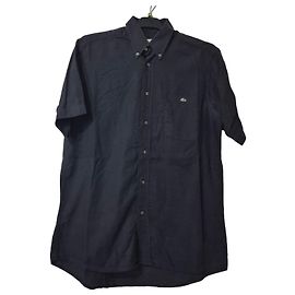 Camisa Lacoste negra de manga corta Negro
