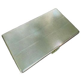 Cartier Cigarette Case Steeling Silver Silver hardware