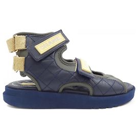 Sandali Chanel G37231Y55209 Marrone Blu Blu navy