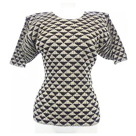 Issey Miyake Top Pleats Please Negro