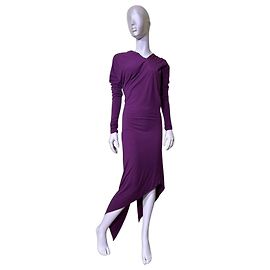 Vivienne Westwood Timans Jersey Kleid Lila Lila