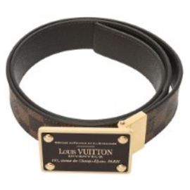 Louis Vuitton Damier Canvas Gürtel Braun