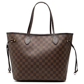 Louis Vuitton Brown Damier Ebene Neverfull MM Brown
