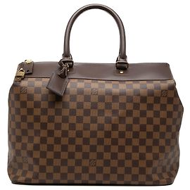 Louis Vuitton Marrom Damier Ebene Greenwich PM Marrom