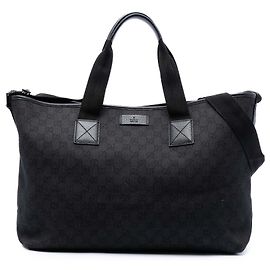 Borsa in denim nero GG di Gucci Nero