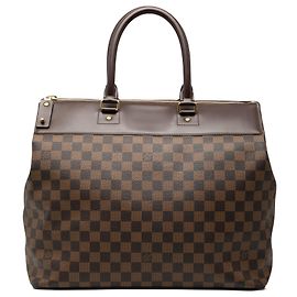 Louis Vuitton Marrom Damier Ebene Greenwich PM Marrom