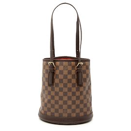 Louis Vuitton Marrone Damier Ebene Marais Marrone