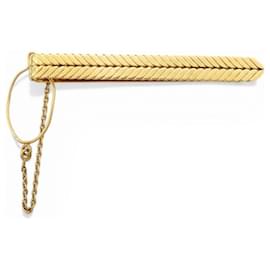 CLIP DE CORBATA VINTAGE CHAUMET ESPIGA DE TRIGO ORO AMARILLO 18K 10.7G Dorado