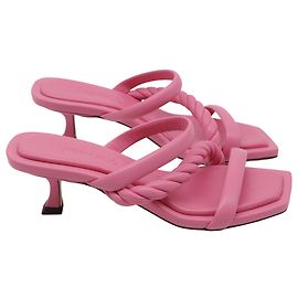 Mule Diosa 50 in pelle rosa di Jimmy Choo Marrone Rosa