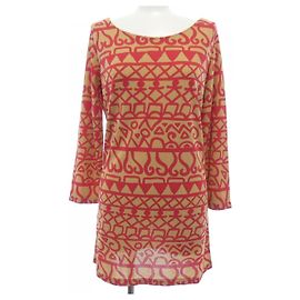 Top Salvatore Ferragamo Rot Beige