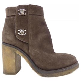 Bottes Chanel G31285 Marron