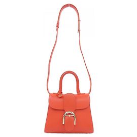 Mini Sac Brillant Box Calf de Delvaux Rouge