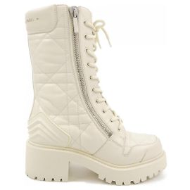 Christian Dior D-LEADER Boots White