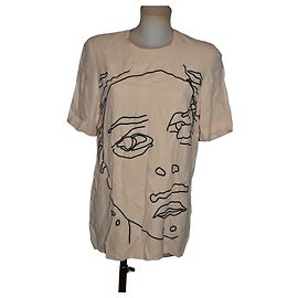 Stella Mc Cartney Suéter Stella McCartney Rosto de Seda Multicor