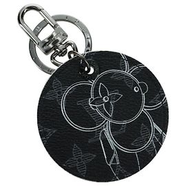 LOUIS VUITTON Monogram Eclipse Porte ClesVivienne Charm MP1993 LV Auth SW2315M Monogram