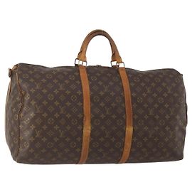 LOUIS VUITTON Monogram Keepall Bandouliere 60 Bolsa Boston M41412 LV Auth YKZ466 Monograma