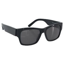 Gafas de sol BALENCIAGA de plástico Negro Auth BAZ277A Negro
