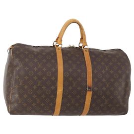 LOUIS VUITTON Bolsa Boston Monogram Keepall 55 M41424 LV Auth am10986 Monograma