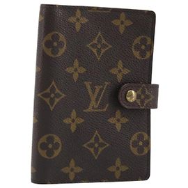 LOUIS VUITTON Monogram Agenda PM Day Planner Cover R20005 LV Auth BAZ314 Monogram
