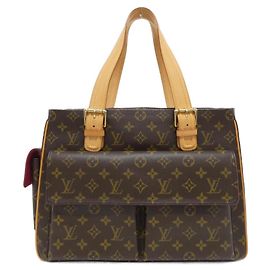 Borsa Louis Vuitton Monogram Multipli Cité Marrone