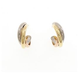 Pendientes pequeños de aro Trinity de Cartier Otro