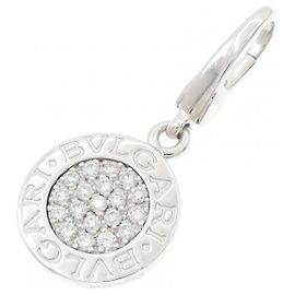 Bulgari Bvlgari 18K Weißgold-Diamant-Anhänger Andere