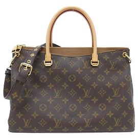 Borsa Pallas Monogram Louis Vuitton Marrone