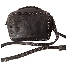 Bolsa de Câmera Rockstud da Valentino Garavani Preto