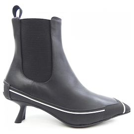 Botas de couro macio Christian Dior Preto