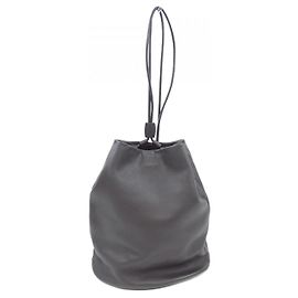 Bolsa de couro nappa The Row Marrom