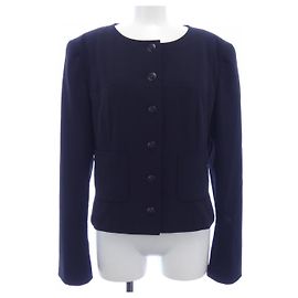 Giacca senza colletto Chanel Nero
