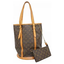 Borsa Tote Bucket GM Monogram Louis Vuitton Marrone