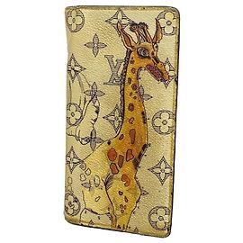 Cartera Larga Brazza Monogram Savannah Louis Vuitton Crudo