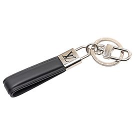 Chaveiro com cadeado LV Louis Vuitton Preto Prata