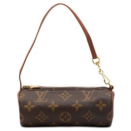 Bolso Louis Vuitton Monogram Papillon con pouch Castaño