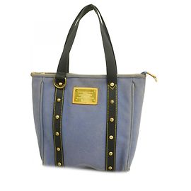 Louis Vuitton Antigua Cabas MM Tote Bag Blue