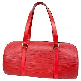 Borsa Soufflot Epi M52227 di Louis Vuitton Rosso