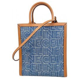 Céline Sac cabas vertical Celine Bleu