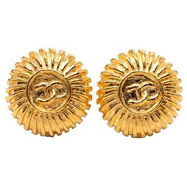 Orecchini Clip Coco Mark di Chanel D'oro