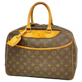 Bolsa Deauville Monogram Louis Vuitton Marrom