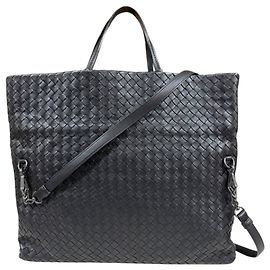 Borsa a Spalla Intrecciato Bottega Veneta Nero