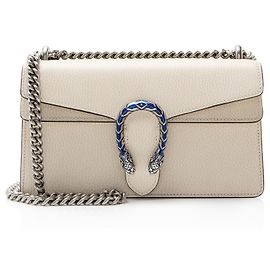 Bolsa de Ombro Gucci Dionysus em Couro Médio E/W Branco