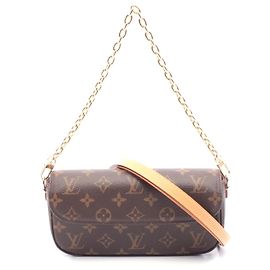 Bolsa de mão Louis Vuitton Ivy Chain Wallet Marrom
