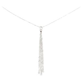 Autre Marque Collar de Oro Blanco 585 Plata