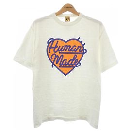 Autre Marque Camiseta Human Made Blanco Naranja