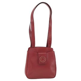 Céline Cuero con logo circular Celine Burdeos