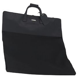 GUCCI Garment Cover Nylon Black Silver 011 2702 Auth am10969 Black Silvery
